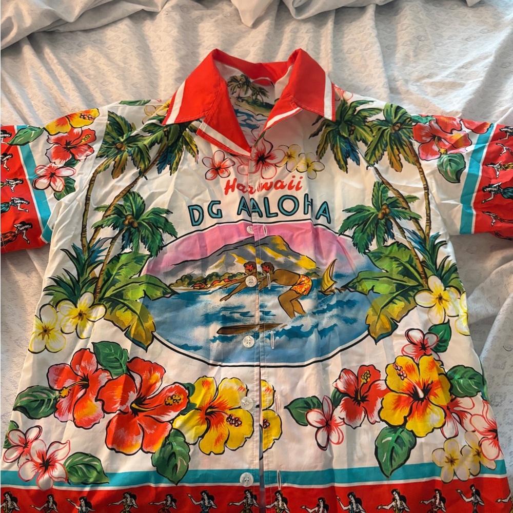 Dolce & Gabbana Boys 11/12 Hawaiian shirts new new 1000$